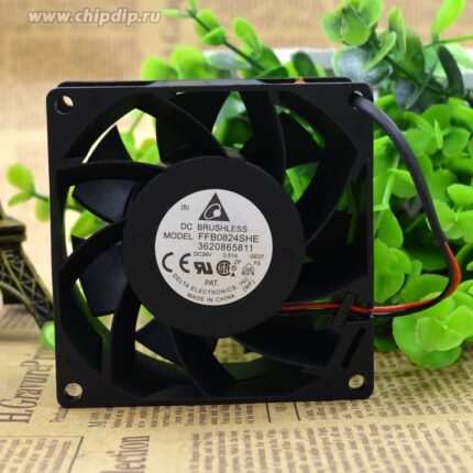 8009520323 Вентилятор Delta Electronics FFB0824SHE DC24v 0.51A 80x38 Hirschmann