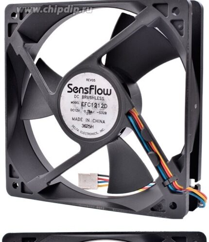 8035598471 Вентилятор Delta Electronics SensFlow EFC1212D, 120x25мм, 12V, 9W, 0.75А, OEM () Hirschmann