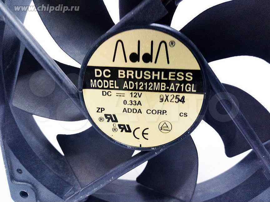 doc014757777 8035599653 Вентилятор ADDA AD1212MB-A71GL 120x25мм 12V 3.96W 0.33A OEM () Hirschmann — изображение 1