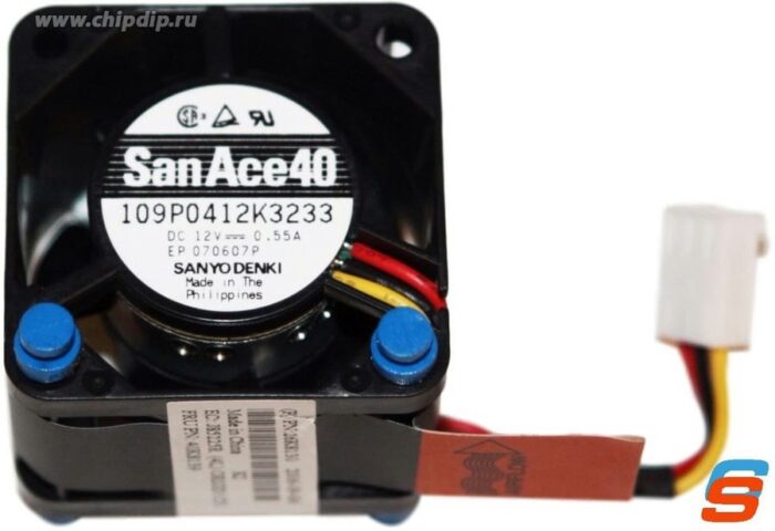 8017873434 Вентилятор Sanyo Denki San Ace 40 109P0412K3233 40x28мм 12V 0.55A OEM () Hirschmann — изображение 2