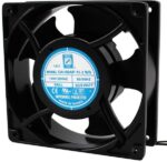 8004628140 OA109AP-11-3WB, AC Fans Axial Fan, 120x120x38mm, 115VAC, 52CFM, 8W, 25dBA, 1600RPM, Ball, Lead Wires Hirschmann