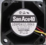 8035598105 Вентилятор Sanyo Denki SanAce40 109P0412J3063 (109P0412J3123) 40x28мм 12V 4.9W 0.35A OEM () Hirschmann