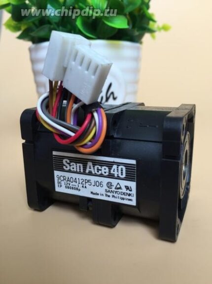 8007682063 Вентилятор Sanyo Denki San Ace 40 9CRA0412P5J06 40x56мм 12V 1.4A OEM Hirschmann