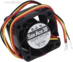 8007682086 Вентилятор Sanyo Denki San Ace 38 9GV0312P3J14 (9GV0312P3J03) 38x28мм 12V 0.6A OEM Hirschmann