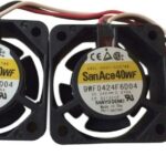 8007682103 Вентилятор SanAce40WF 9WF0424F6D04 24v 40x20 0.076a Fanuc 0507#B сдвоенные Hirschmann