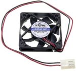 8038947204 KF0510B2HR-R, (50*50*10 24V), Вентилятор 24В DC, 50х50х10мм, подшипник качения, тип вывода - провод с разъемом Hirschmann — изображение 2