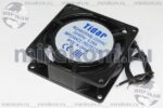 8009976684 Вентилятор 80x80x25, напряжение 220В, ток 0.08А, выводы 2L, подшипник скольжения, RQA8025HSL Hirschmann — изображение 2