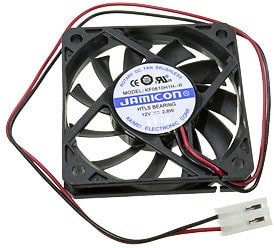 8535630253 KF0610H1H-R, вентилятор 12В 60х60х10мм подшипник скольжения Hirschmann