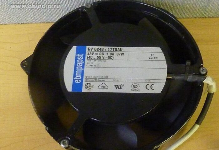 8017301313 Вентилятор Ebmpapst DV 6248/17TDAU 48v 1.8A 87W 4pin 172x51 () Hirschmann — изображение 2