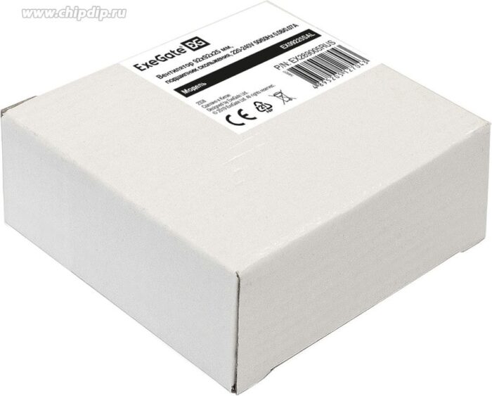 8009510063 EX289005RUS, Вентилятор 220В AC ExeGate EX09225SAL (92x92x25 мм, Sleeve bearing (подшипник скольжения), подводящий провод 30 см, 2500RPM, 30 Hirschmann — изображение 5