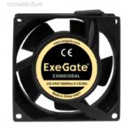 9000944874 EX08038BAL, Вентилятор 220В 80x80x38 мм, двойной шарикоподш, провод 30см, 2500RPM, 37dBA Hirschmann — изображение 3