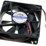 8266588683 JF0825S1H-R, вентилятор 12В 80х80х25мм подшипник скольжения 3000об/мин Hirschmann