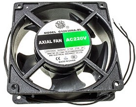 8907884518 G12038HA2BL-5P, вентилятор 220В провода 120х120х38мм 5лопастей подшипник качения Hirschmann