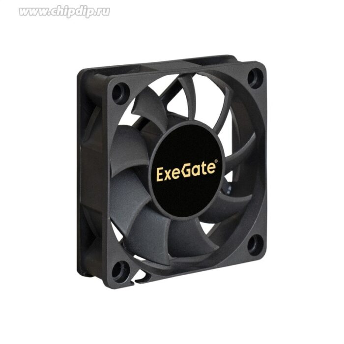 8009509932 EX281212RUS, Вентилятор 12В DC ExeGate EX06015S3P (60x60x15 мм, Sleeve bearing (подшипник скольжения), 3pin, 3500RPM, 24dBA) Hirschmann — изображение 3