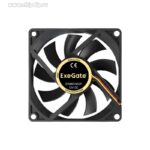 9000946616 EX08015S3P, Вентилятор 12В, 80x80x15 мм, подшипник скольжения, 3pin, 2000RPM, 23dBA Hirschmann — изображение 3
