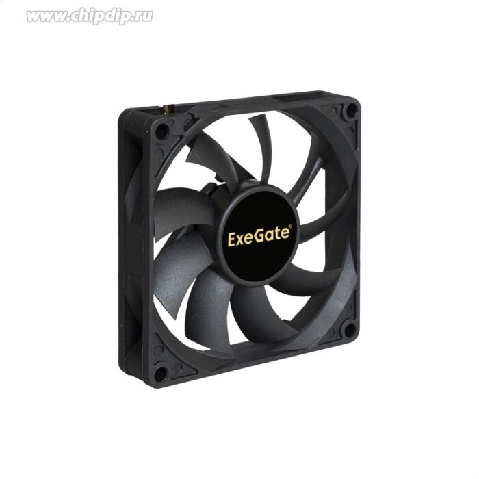 9000946616 EX08015S3P, Вентилятор 12В, 80x80x15 мм, подшипник скольжения, 3pin, 2000RPM, 23dBA Hirschmann — изображение 4