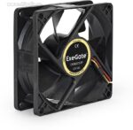 9000942892 EX08025S3P, Вентилятор 12В, 80x80x25 мм, подшипник скольжения, 3pin, 1800RPM, 23dBA Hirschmann — изображение 5