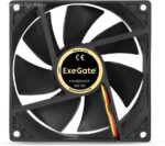 8009509830 EX166175RUS, Вентилятор 12В DC ExeGate EX09225S3P (92x92x25 мм, Sleeve bearing (подшипник скольжения), 3pin, 2100RPM, 25dBA) Hirschmann — изображение 2