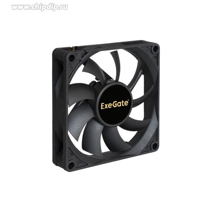 8009509997 EX283374RUS, Вентилятор 12В DC ExeGate ExtraPower EP08015S3P (80x80x15 мм, Sleeve bearing (подшипник скольжения), 3pin, 2500RPM, 25dBA) Hirschmann — изображение 3
