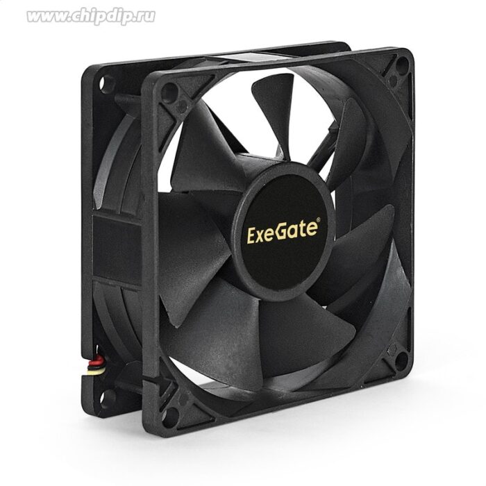 9000953156 EP08025B3P, Вентилятор 12В ExtraPower, 80x80x25 мм, двойной шарикоподшипник, 3pin, 2900RPM, 29dBA Hirschmann — изображение 4
