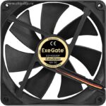 8009510051 EX288928RUS, Вентилятор 12В DC ExeGate ExtraSilent ES14025B3P (140x140x25 мм, 2-Ball (двойной шарикоподшипник), 3pin, 1000RPM, 19dBA) Hirschmann — изображение 2