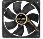 9000971483 EX12025S3PM, Вентилятор 12В, 120x120x25 мм, подшипник скольжения, 3pin+Molex, 1200RPM, 25dBA Hirschmann — изображение 5