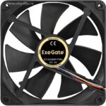 8009510052 EX288929RUS, Вентилятор 12В DC ExeGate EX14025B4P-PWM (140x140x25 мм, 2-Ball (двойной шарикоподшипник), 4pin, PWM, 0-1200 RPM, 0-24dBA) Hirschmann — изображение 2