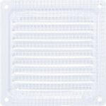 8003766374 Решётка металлическая с сеткой 100x100ВРС, белая Hirschmann — изображение 4