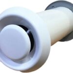 8007307238 NV5LT1, Стеновой приточный вентиляционный клапан LITE, d90mm, 260mm, 26 м3/ч NVD_LITE Hirschmann