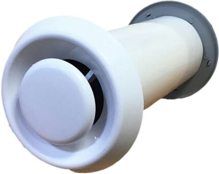 8007307238 NV5LT1, Стеновой приточный вентиляционный клапан LITE, d90mm, 260mm, 26 м3/ч NVD_LITE Hirschmann