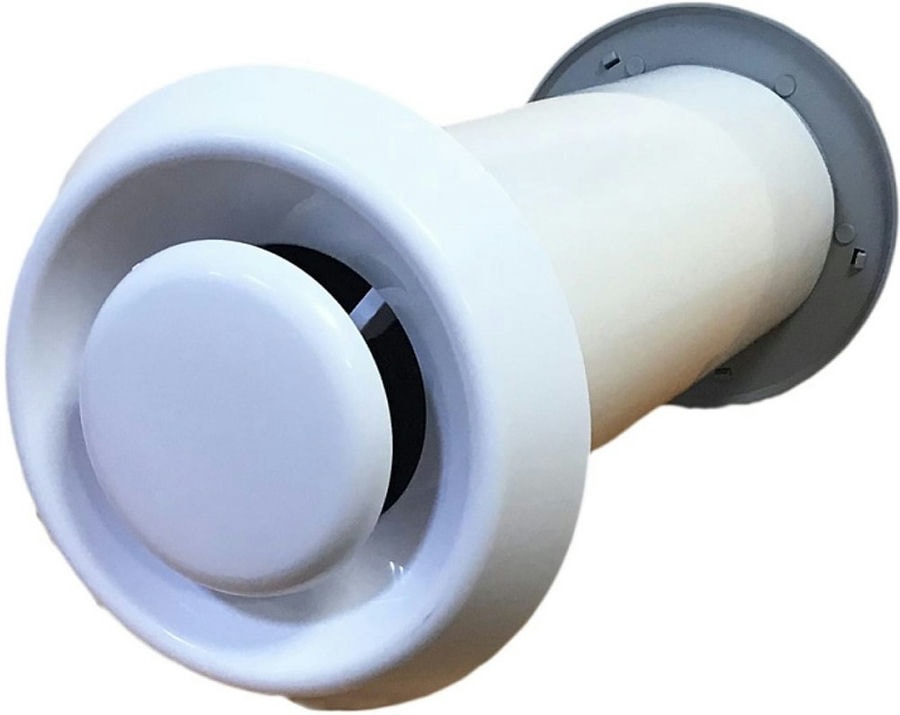 doc015799260 8007307238 NV5LT1, Стеновой приточный вентиляционный клапан LITE, d90mm, 260mm, 26 м3/ч NVD_LITE Hirschmann — изображение 1