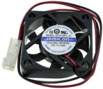 8010134267 KF0410B1L--R (KF0410B1L-031C243R) (4200RPM)12V/0.05A (40х40х10) B(подшипник) CFM4.37/dBA19.9 Jamicon вентилятор,провод Hirschmann — изображение 2