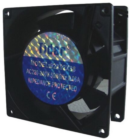 8010268533 RQA 9238HBL 220VAC, Осевой вентилятор AC с подшипником качения RQA, 92х38, HBL, 220 В Hirschmann