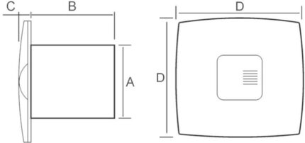 8010619540 ВЕНТИЛЯТОР A120XS-T таймер + клапан 29508X Hirschmann