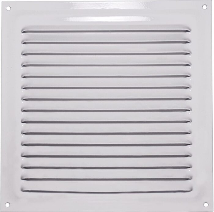 8010895590 Решётка вентиляционная 150х150 белая 87693 Hirschmann — изображение 2