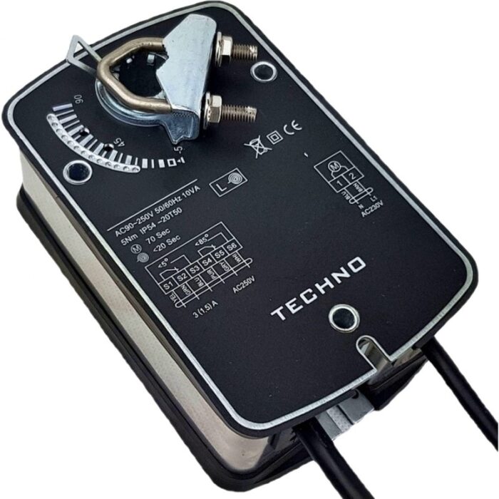 8010897623 SC-05DN/230V электропривод воздушной заслонки с пружиной 5Nm, ON/OFF, 230AC 210500 Hirschmann — изображение 2