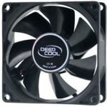8010333908 Case fan Deepcool XFAN 80 {80x80x25, Molex, 20dB, 1800rpm, 82g} Hirschmann