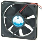 8004628177 OD9220-12HB, DC Fans DC Fan, 92x92x20mm, 12VDC, 32CFM, 0.25A, 36.7dBA, 2700RPM, Dual Ball, Lead Wires Hirschmann