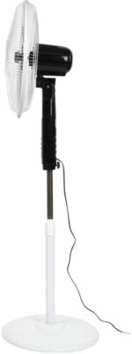 8011121585 Вентилятор напольный, 3 режима, пульт ДУ, SONNEN TF-45W-40-520, d=40 см, 45 Вт, белый, 454788, FS-40-520 Hirschmann — изображение 10