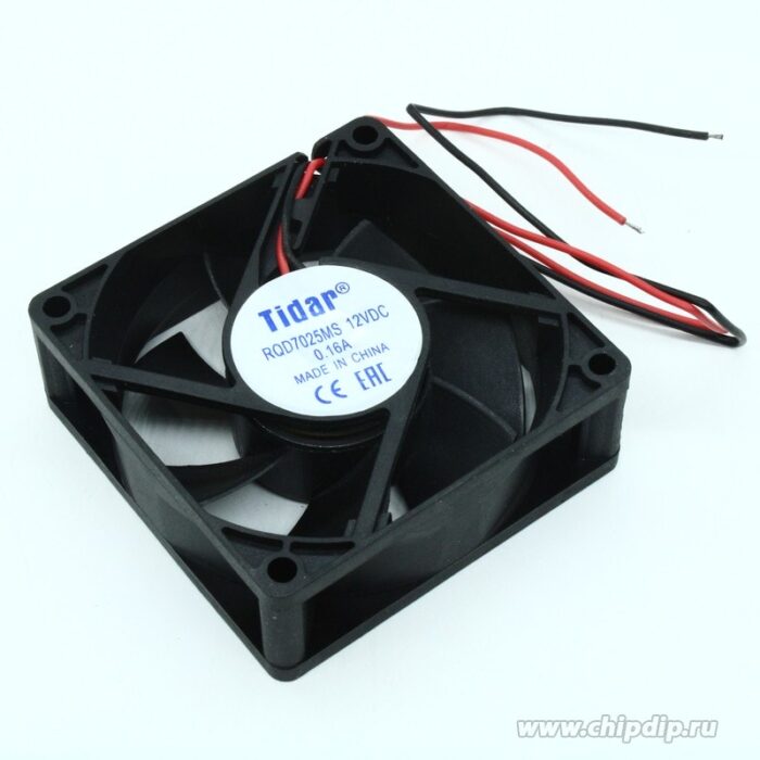 8009528934 RQD 7025MS 12VDC, Осевой вентилятор DC среднескоростной постоянного тока , RQD, 7025MS, 12 В Hirschmann — изображение 3