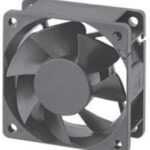 8033929193 EEC0384B2-000U-A99, Fan Tubeaxial 48VDC Square - 120mm L x 120mm H Ball 116.0 CFM (3.25m³/min) 2 Wire Leads Hirschmann