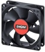 9000948079 ES08015S3P, Вентилятор 12В ExtraSilent, 80x80x15 мм, подшипник скольжения, 3pin, 1600RPM, 23dBA Hirschmann — изображение 2