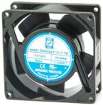 8008715292 OA938AP-22-1WB, Fan Tubeaxial 230VAC Square - 92mm L x 92mm H Ball 50.0 CFM (1.40m³/min) 2 Wire Leads Hirschmann