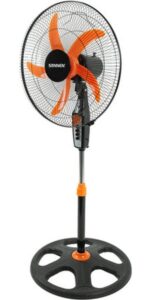 8011122026 Вентилятор напольный, 3 режима, SONNEN TF-50W-45-А304, d=45 см, 50 Вт, черный, 454789, FS-45-A304 () Hirschmann