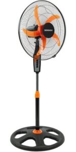 8011122026 Вентилятор напольный, 3 режима, SONNEN TF-50W-45-А304, d=45 см, 50 Вт, черный, 454789, FS-45-A304 () Hirschmann — изображение 9