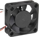 8017110591 RQD 3010MS 12VDC, (30*30*10 12V), Вентилятор 12В 30x30х10мм, 8000 об/мин, 0.091м3/мин, 23дБ, подшипник скольжения, тип вывода - провод Hirschmann — изображение 2