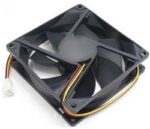 8048462616 D8015BM-3, Вентилятор Gembird D8015ВM-3, 80x80x15, двойной шарикоподшипник, 3pin, провод 30см Hirschmann — изображение 4