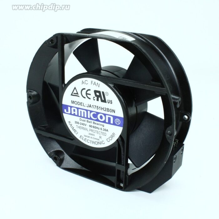 8008375641 JA1751H2B0N-T, вентилятор 220В клеммы 172х150х51мм подшипник качения ) Hirschmann — изображение 4