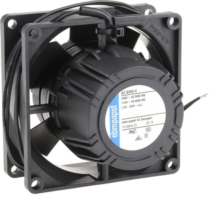 8045494881 Вентилятор Ebmpapst AC 8300H 115V 8.3W 80x32 2pin Hirschmann — изображение 2