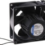 8005846347 AC3200JH, Fan Tubeaxial 115VAC Square - 92mm L x 92mm H Ball 86.0 CFM (2.41m³/min) 2 Wire Leads Hirschmann